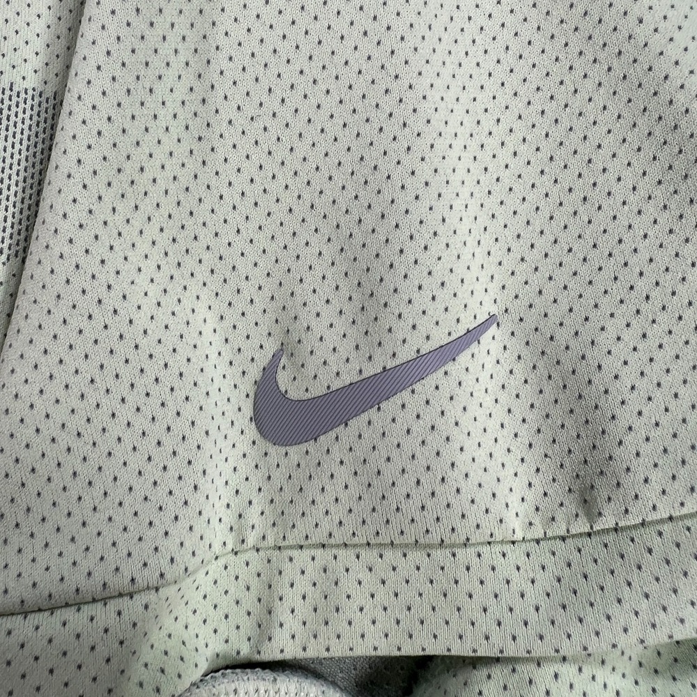 Nike Polo Shirt Mens XL Extra Large Green Striped Zonal Cooling Golf Outdoor - Picture 12 of 14